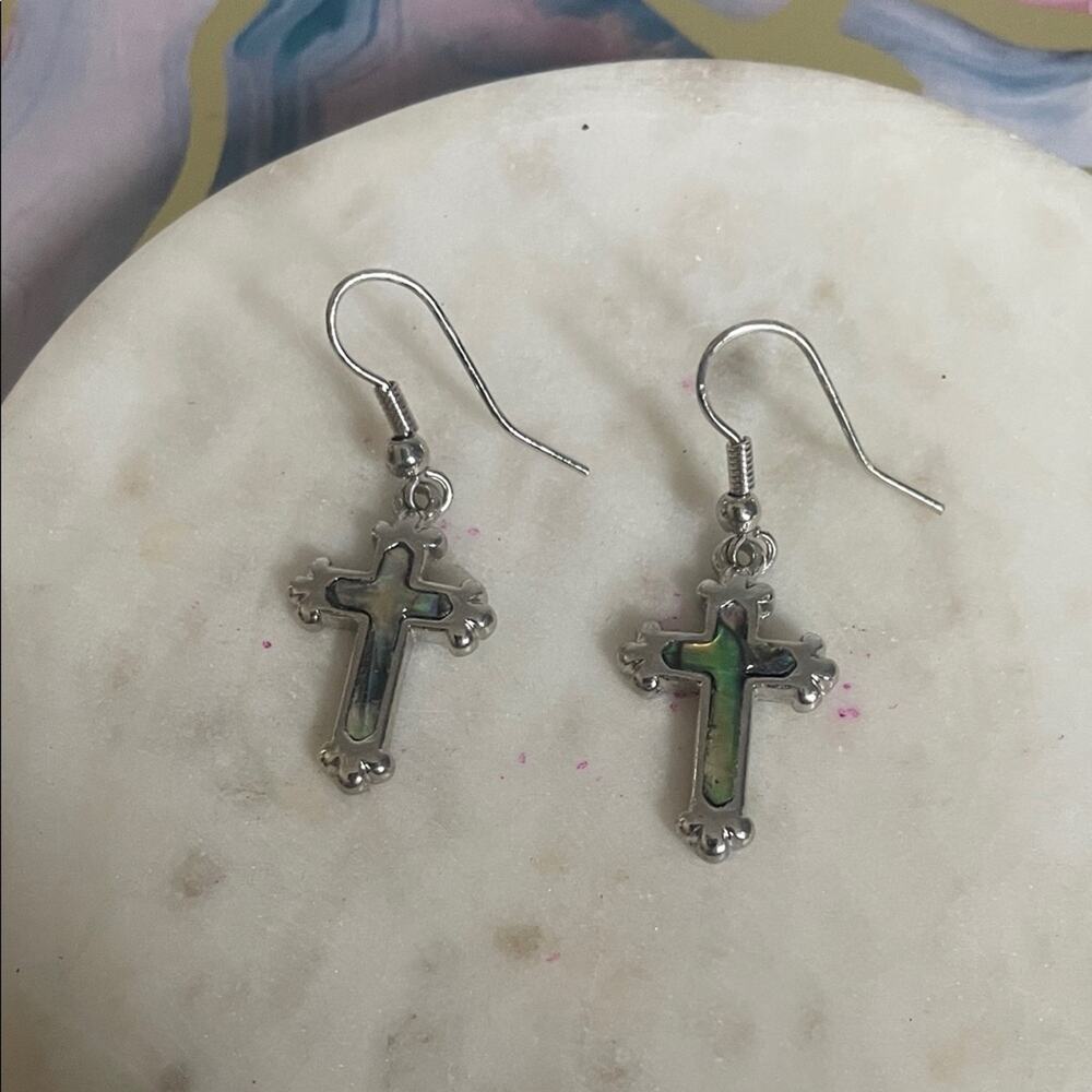 Elegant Cross Earrings